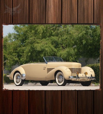 Металлическая табличка Cord 812 SC Convertible Coupe